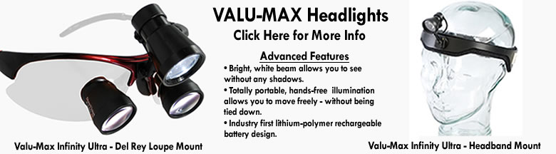 Dental Headlights and Surgical Headlights - SheerVision Valu-Max Renewed